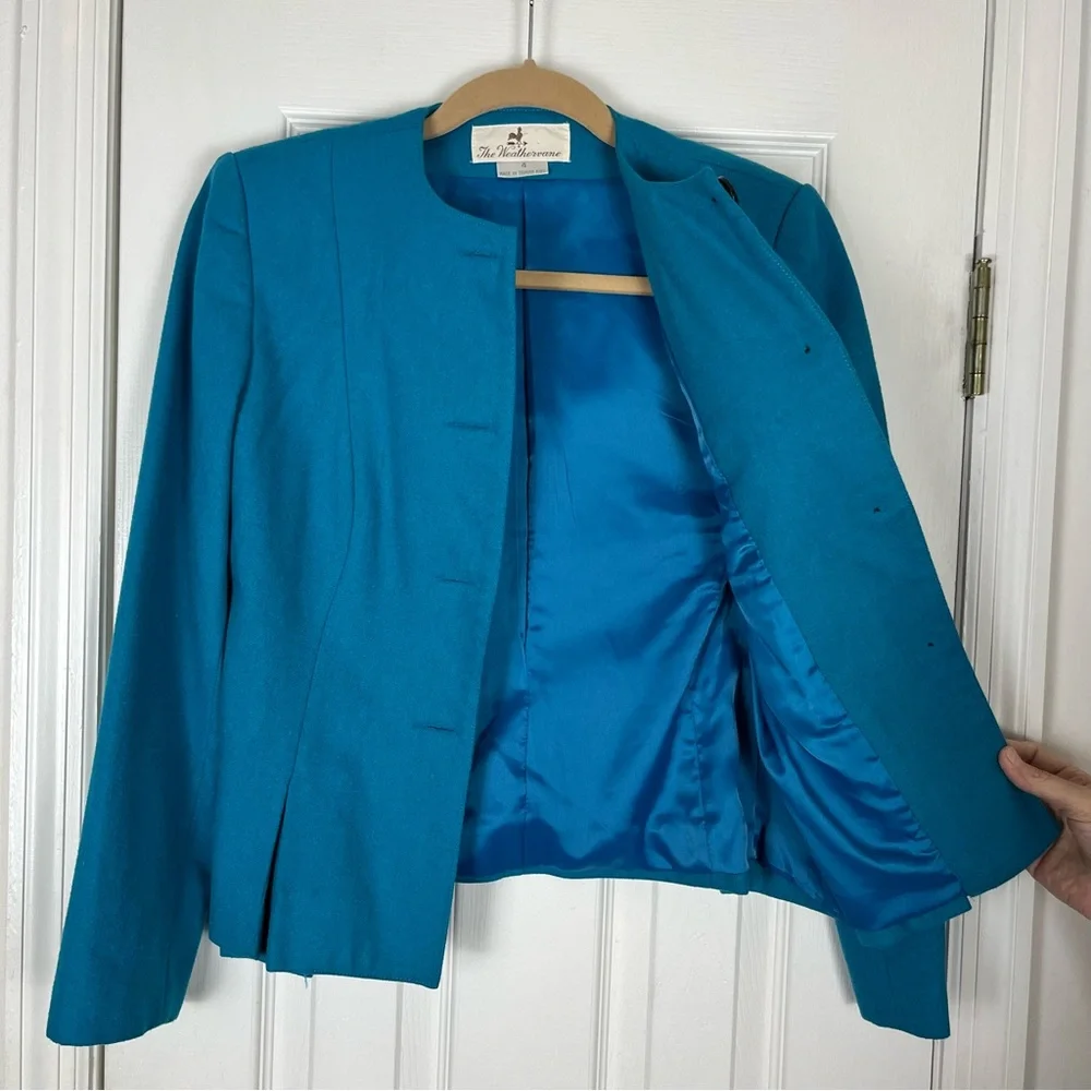 Vintage Weathervane Wool Blend Blazer Jacket